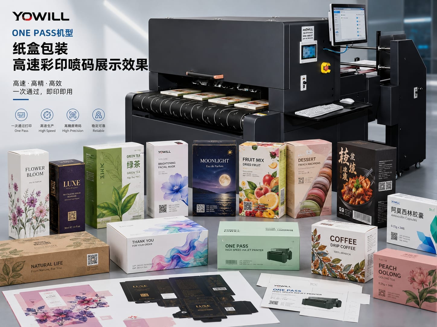 纸箱高速彩印喷码